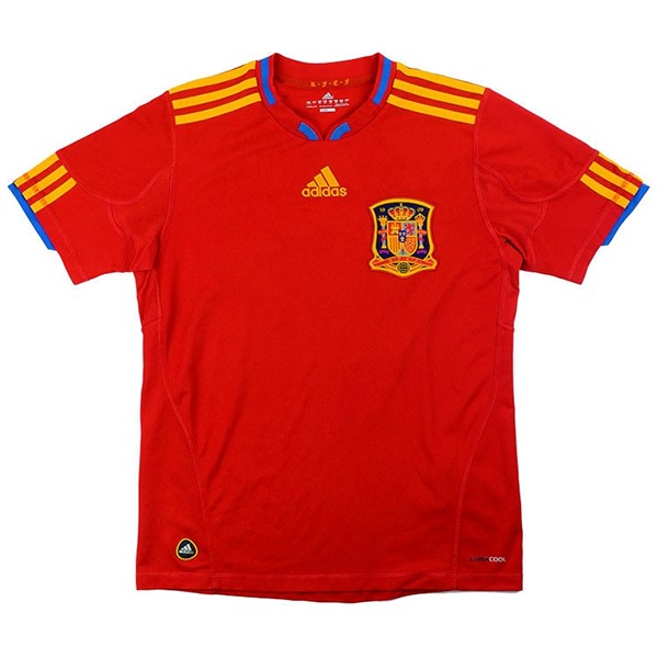 Tailandia Camiseta España Primera Equipación Retro 2010 Rojo